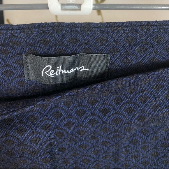 4 for 25$ Designed Navy Blue Straight Leg Pants. Women Size 12. - Picture 3 of 7